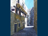 Oil, Back Street nr Harbour, Hania.40x30